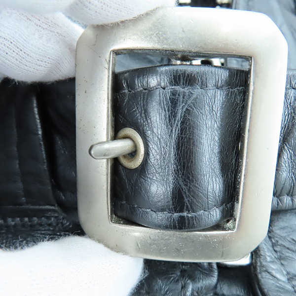 実際に弊社で買取させて頂いたSchott/ショット USA製/Dポケット/カウレザー ダブルライダースジャケット 7147/36の画像 7枚目