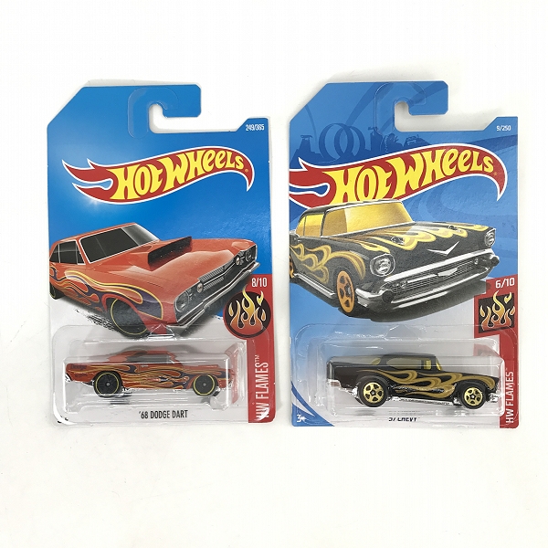 実際に弊社で買取させて頂いた【おまとめ/未開封】Hot Wheels/ホットウィール HW FLAMES '68 DODGE DART/CUSTOM '53 CHEVY 他の画像 1枚目