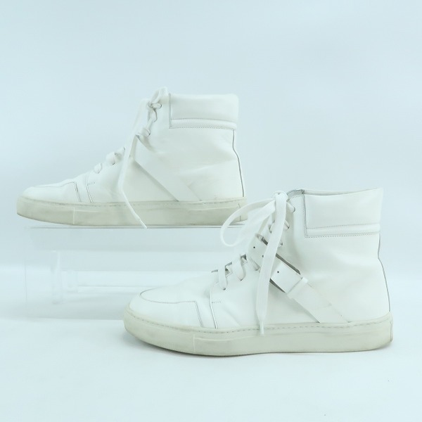 実際に弊社で買取させて頂いたKRISVANASSCHE/クリスヴァンアッシュ ベルクロ ハイカットスニーカー/43の画像 3枚目