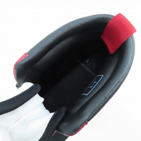 実際に弊社で買取させて頂いたARMANI EXCHANGE/アルマーニエクスチェンジ スニーカー XUZ015 XV189/US7の画像 4枚目