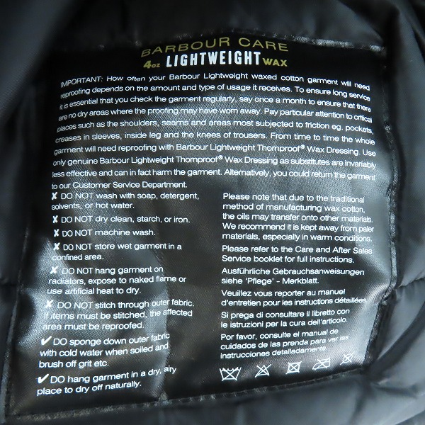 実際に弊社で買取させて頂いたBarbour × NORSE PROJECTS/バブアー × ノースプロジェクト NP NORTH SEA PARKA 中綿ジャケット 2002093/Sの画像 5枚目