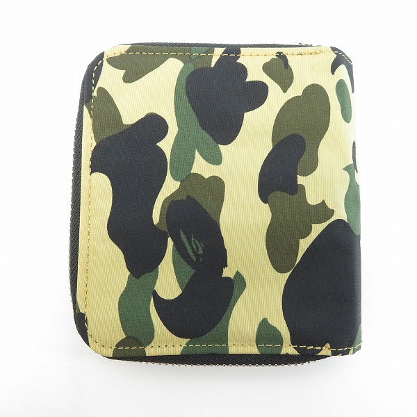 実際に弊社で買取させて頂いたA BATHING APE/アベイジングエイプ ラウンドジップ/財布の画像 1枚目