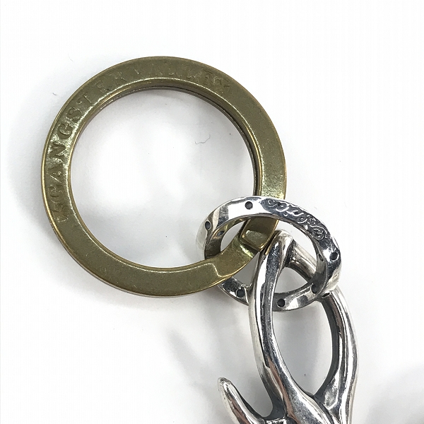 実際に弊社で買取させて頂いたGANGSTERVILLE×Galcia/ギャングスタービル×ガルシア スワロー キーホルダー シルバーの画像 6枚目