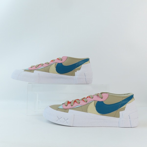 実際に弊社で買取させて頂いた【未使用】NIKE×SACAI×KAWS/ナイキ×サカイ×カウズ BLAZER LOW REED/ブレーザーロー リード DM7901-200 /27.5の画像 3枚目