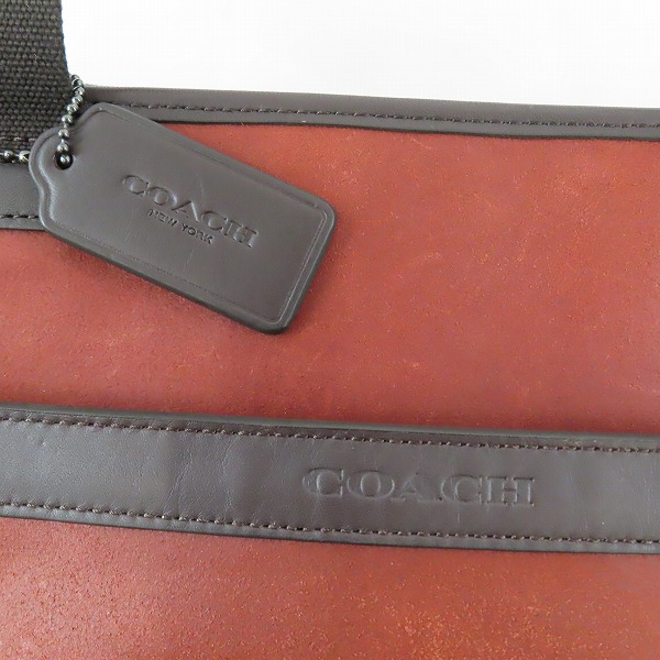 実際に弊社で買取させて頂いたCOACH/コーチ レザー 2WAY トートバッグ/ショルダーバッグ F71347の画像 6枚目