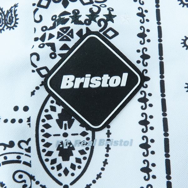 実際に弊社で買取させて頂いた【未使用】F.C.R.B./F.C.Real Bristol/F.C.レアルブリストル 23SS ペイズリー柄半袖 ポロシャツ FCRB-230137/XLの画像 4枚目