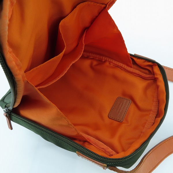 実際に弊社で買取させて頂いたHUNTING WORLD/ハンティングワールド レザー切替ミニショルダーバッグの画像 4枚目