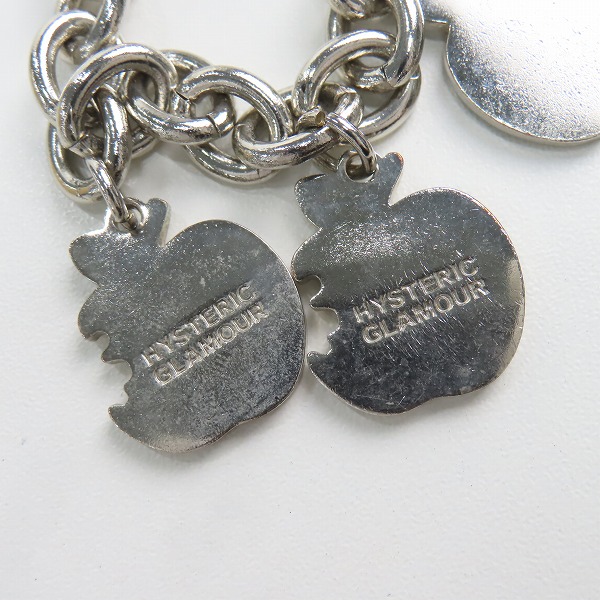 実際に弊社で買取させて頂いたHYSTERIC GLAMOUR/ヒステリックグラマー リンゴ スカル ブレスレットの画像 5枚目