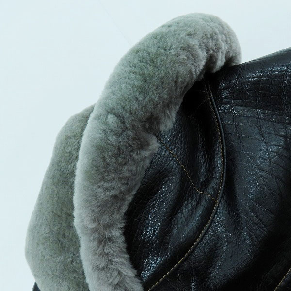 実際に弊社で買取させて頂いたBUZZ RICKSON'S/バズリクソンズ  コーストガードスタイル レザージャケット BR80242/38の画像 5枚目