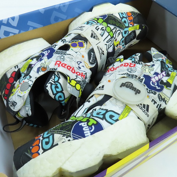 実際に弊社で買取させて頂いたReebok x adidas/リーボック × アディダス INSTAPUMP FURY BOOST インスタポンプフューリー G57659 26.5の画像 8枚目