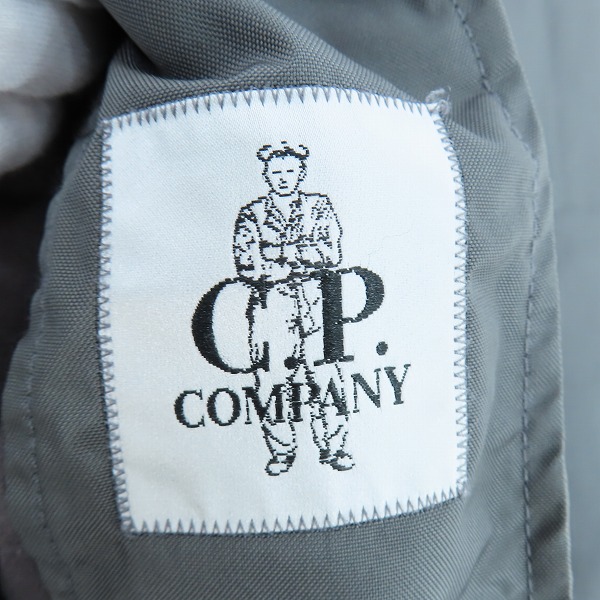 実際に弊社で買取させて頂いたC.P.COMPANY/シーピーカンパニー ナイロンロングジャケット コート /52の画像 3枚目
