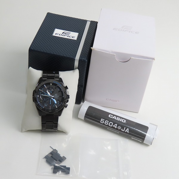 実際に弊社で買取させて頂いたCASIO/カシオ EDIFICE/エディフィス アナログ タフソーラー クロノグラフ デイト 腕時計 EQB-1000XYDC-1AJFの画像 8枚目