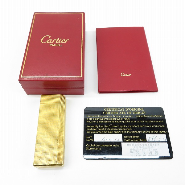 実際に弊社で買取させて頂いたCartier/カルティエ ローラーガスライター ゴールドの画像 8枚目
