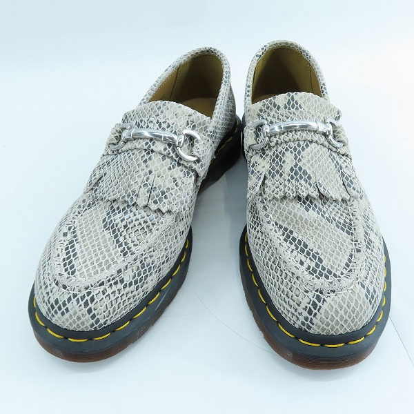 実際に弊社で買取させて頂いたDr.Martens/ドクターマーチン Adrian Snaffle エイドリアン パイソン タッセルローファー/UK8