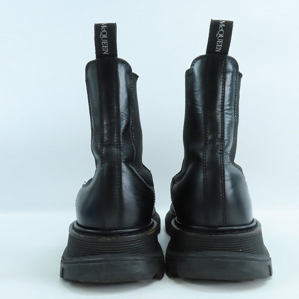 実際に弊社で買取させて頂いたALEXANDER McQUEEN/アレキサンダーマックイーン Tread Chelsea Boots/サイドゴアブーツ 610814/44の画像 1枚目