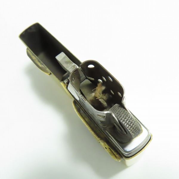 実際に弊社で買取させて頂いたZIPPO/ジッポー HARLEYDAVIDSON/ハーレーダビッドソン イーグルメタル貼り ゴールド/1992年製の画像 4枚目