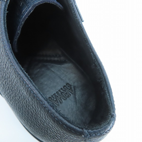 実際に弊社で買取させて頂いたARMANICOLLEZIONI/アルマーニコレッツォーニ レザーシューズ 41の画像 4枚目