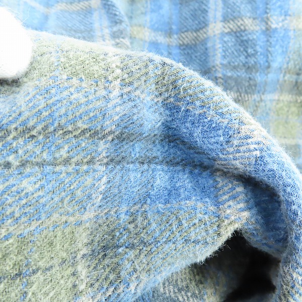 実際に弊社で買取させて頂いたCHALLENGER/チャレンジャー バッファローチェックシャツ CLG-SH 018-011/Lの画像 7枚目