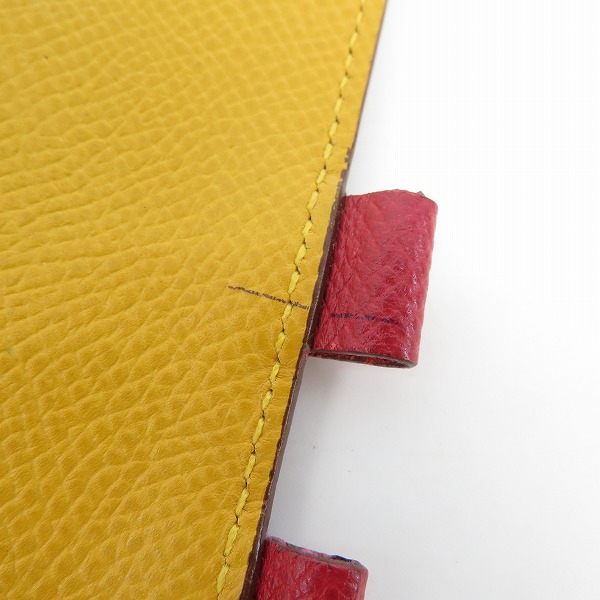 実際に弊社で買取させて頂いたHERMES/エルメス アジェンダヴィジョン クシュベル レザー手帳カバーの画像 6枚目