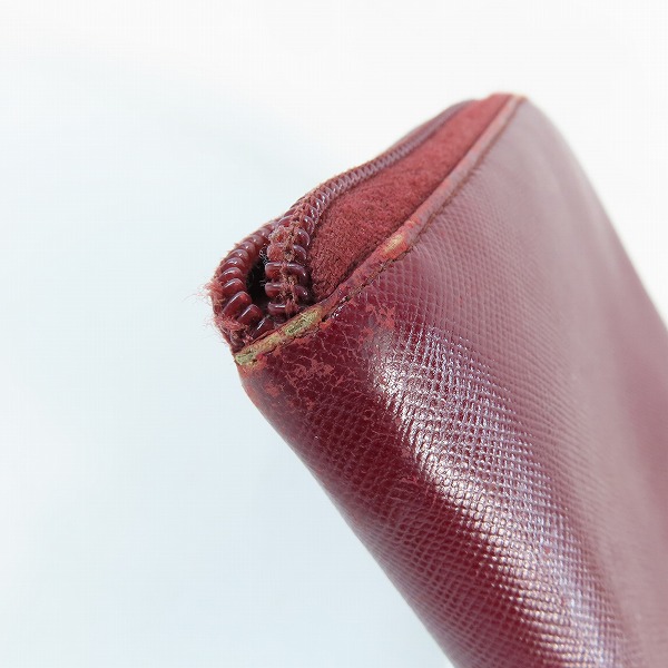 実際に弊社で買取させて頂いたPRADA/プラダ サフィアーノレザー ラウンドジップ長財布 の画像 6枚目