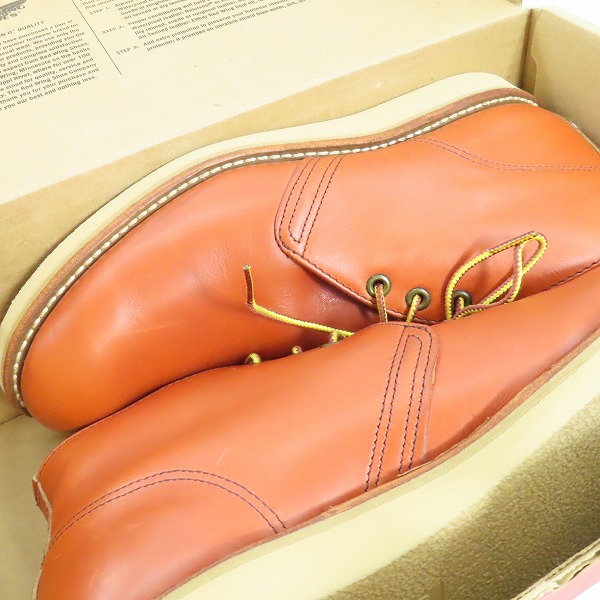 実際に弊社で買取させて頂いたRED WING/レッドウイング WORK CHUKKA チャッカブーツ 8595/9.5Dの画像 8枚目