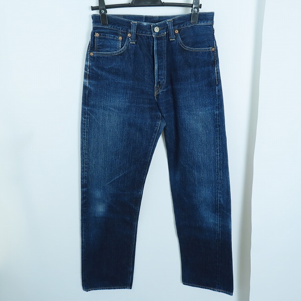 実際に弊社で買取させて頂いたSUGAR CANE/シュガーケーン 3rdモデル 98刻印 革パッチ デニムパンツ