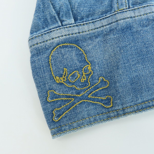 実際に弊社で買取させて頂いたLee × mastermind JAPAN/リー × マスターマインド 袖スカル刺繍/スカルボタン ウエスタンシャツ 95882/Lの画像 6枚目