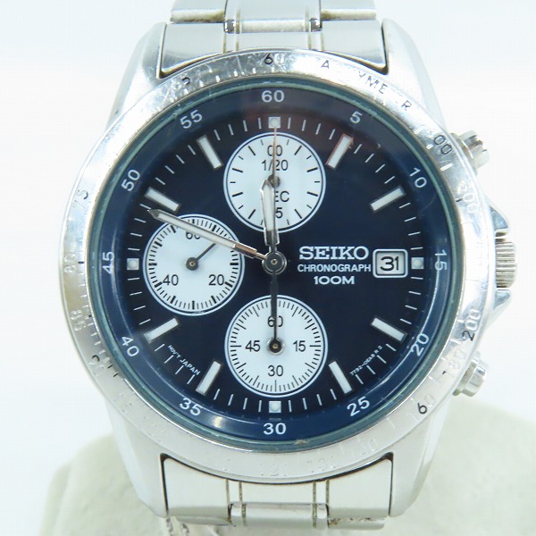 実際に弊社で買取させて頂いたSEIKO/セイコー クロノグラフ 腕時計/ウォッチ 7T92-0DW0【動作未確認】