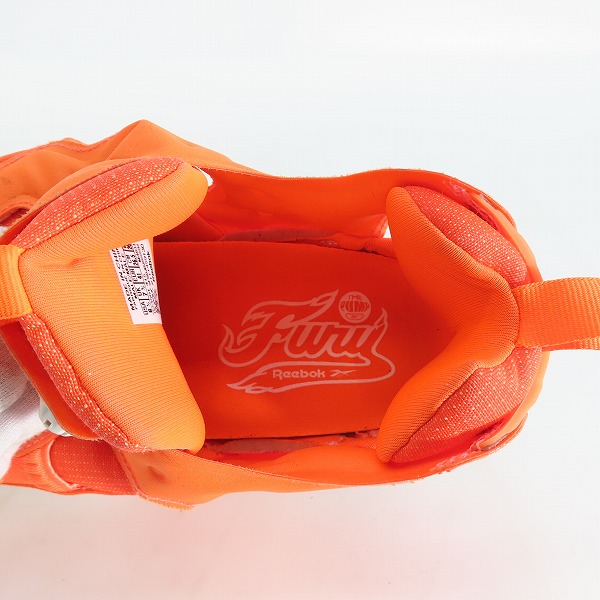 実際に弊社で買取させて頂いたReebok/リーボック INSTA PUMP FURY/インスタポンプフューリー ソーラーオレンジ M46319/26.5の画像 4枚目