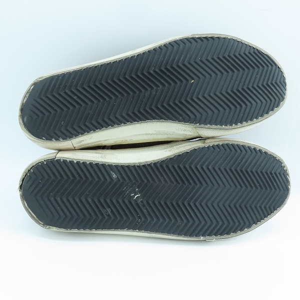 実際に弊社で買取させて頂いた【ジャンク】GOLDEN GOOSE/ゴールデングース GGDB サイドジップ レザースニーカー /40の画像 2枚目
