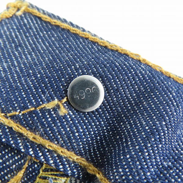 実際に弊社で買取させて頂いた【未使用】Levi's/リーバイス 501 メキシコ製 ボタン裏刻印4996 デニムパンツ/ジーンズ 00501-0000/W33×L33の画像 8枚目