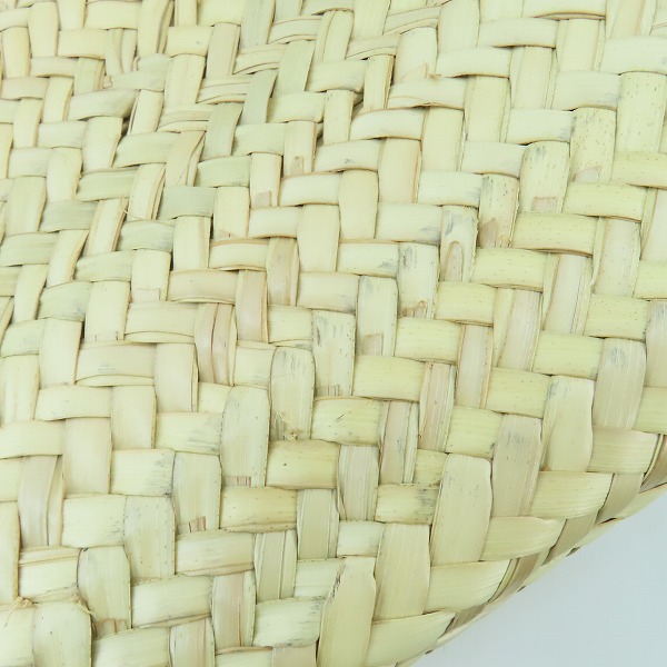 実際に弊社で買取させて頂いたJimmy Choo/ジミーチュウ MACY TOTE/メイシー トート レザー×ラフィア かごバッグの画像 7枚目