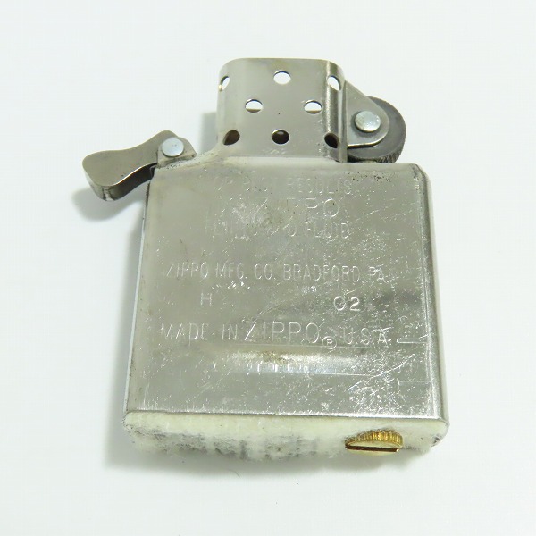 実際に弊社で買取させて頂いたZIPPO/ジッポー ZERO HALLIBURTON/ゼロハリバートン アタッシュケース 2-CB クリアブルー/02年製の画像 6枚目