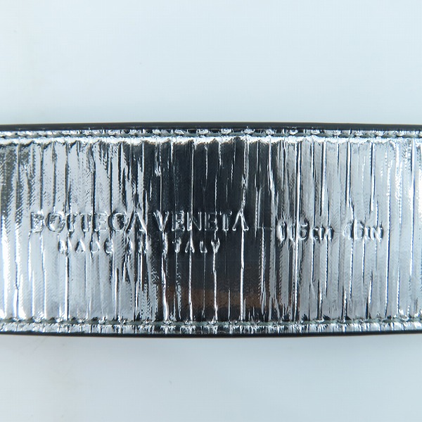 実際に弊社で買取させて頂いたBOTTEGA VENETA/ボッテガヴェネタ レザーベルト 691233 V1RW2の画像 3枚目