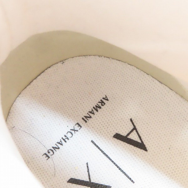 実際に弊社で買取させて頂いたARMANI EXCHANGE/アルマーニエクスチェンジ ハイカットスニーカー 6.5の画像 7枚目