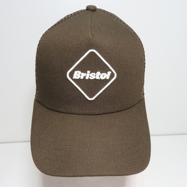 実際に弊社で買取させて頂いたF.C.Real Bristol×NEW ERA/F.Cレアルブリストル×ニューエラ メッシュ キャップ 茶 FCRB-202084の画像 1枚目