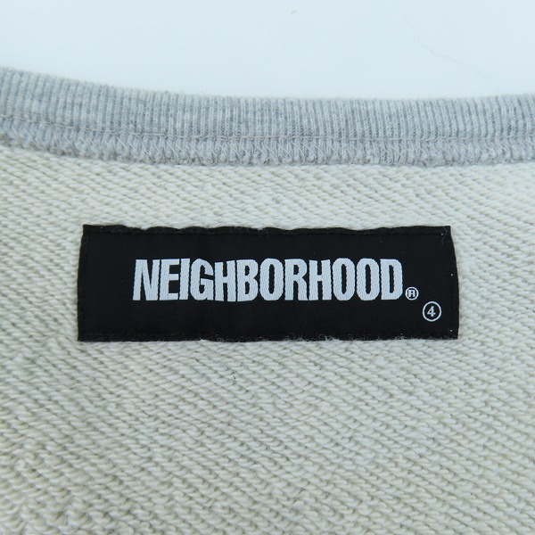 実際に弊社で買取させて頂いたNEIGHBORHOOD/ネイバーフッド CLASSIC-S/C-CREW.LS スウェット トレーナー 212FPNH-CSM02/Lの画像 2枚目