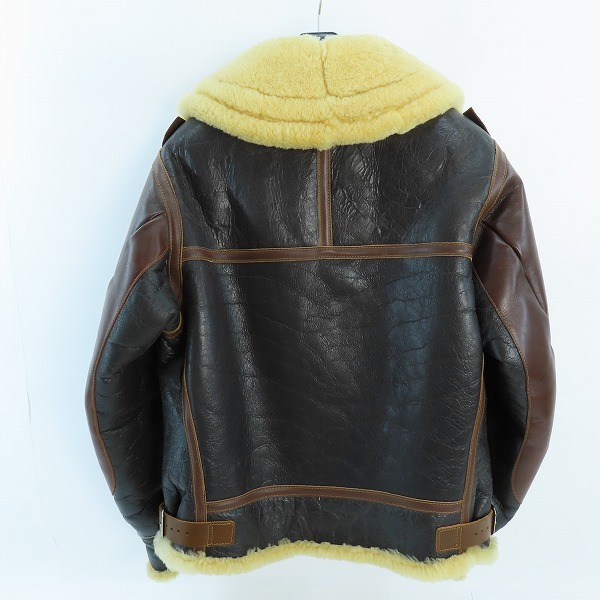 実際に弊社で買取させて頂いたBUZZ RICKSON'S/バズリクソンズ B-3 ムートンジャケット/M83157/36の画像 1枚目