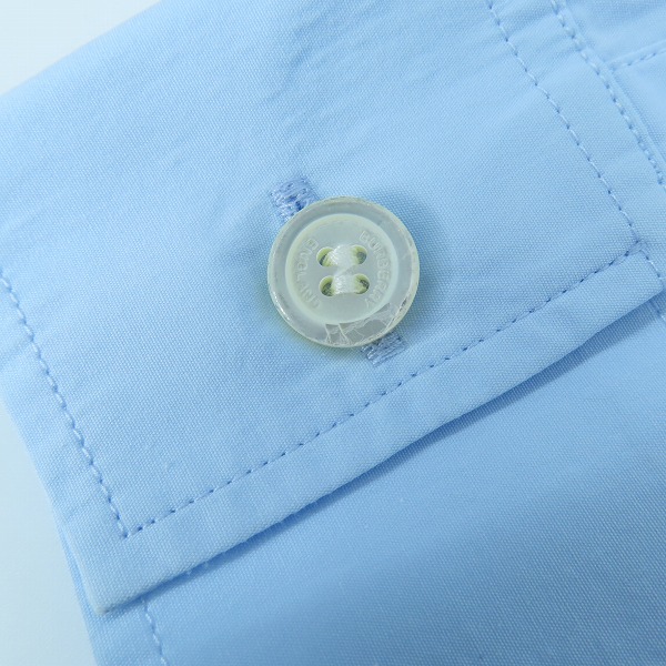 実際に弊社で買取させて頂いたBURBERRY LONDON ENGLAND/バーバリー ストライプ柄 ロゴパッチ長袖シャツ 8013451/Sの画像 6枚目