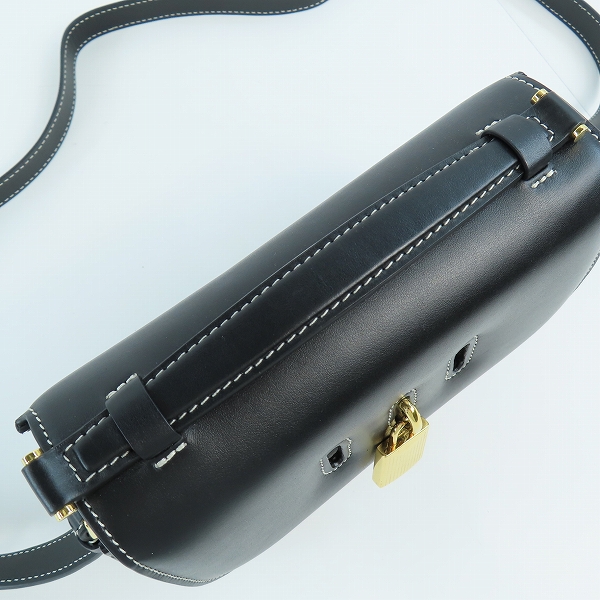 実際に弊社で買取させて頂いたTOM FORD/トムフォード PADLOCK CROSSBODY/パドロック クロスボディバッグ ブラック L1480T-LCL104の画像 9枚目