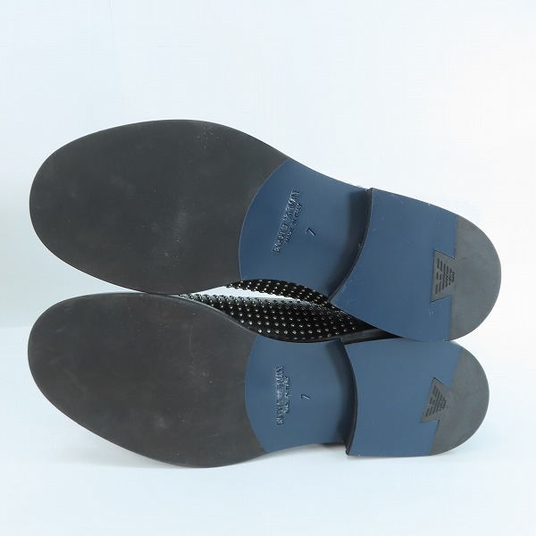 実際に弊社で買取させて頂いたEMPORIO ARMANI/エンポリオ アルマーニ スタッズドレスシューズ X4C453/7の画像 2枚目