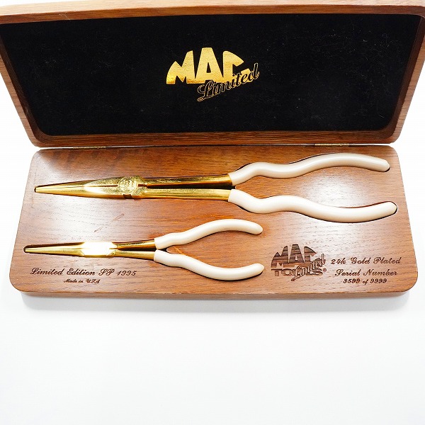 実際に弊社で買取させて頂いたMac Tools/マックツールズ Limited Edition 24K Gold Plated 1995 限定モデル ニードルノーズプライヤーの画像 2枚目