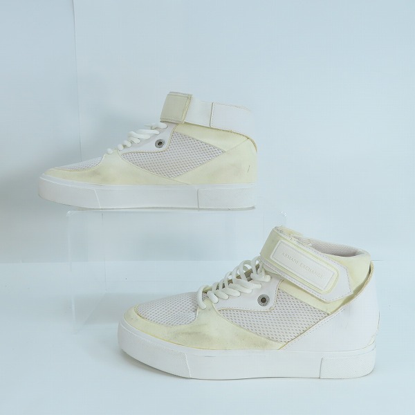 実際に弊社で買取させて頂いたARMANI EXCHANGE/アルマーニエクスチェンジ ハイカットスニーカー 6.5の画像 3枚目