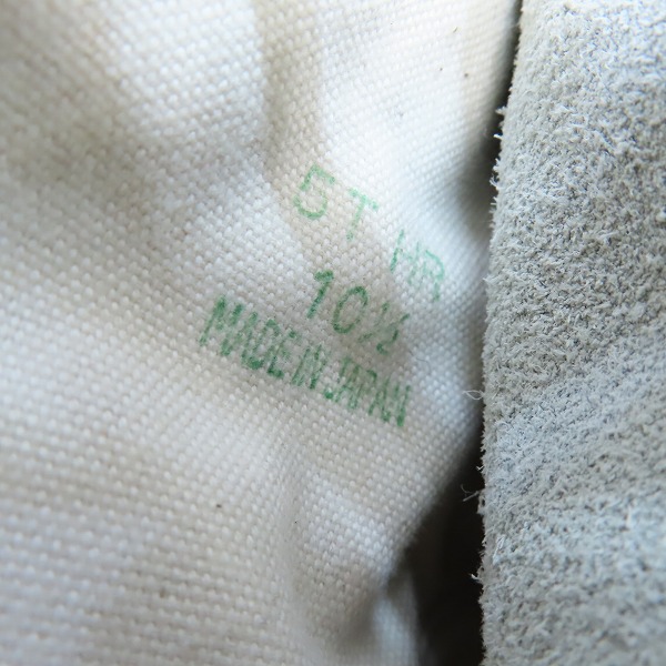 実際に弊社で買取させて頂いたCONVERSE/コンバース 日本製/スウェードレザー ALL STAR J HI /オールスター ハイカットスニーカー 10.5の画像 5枚目