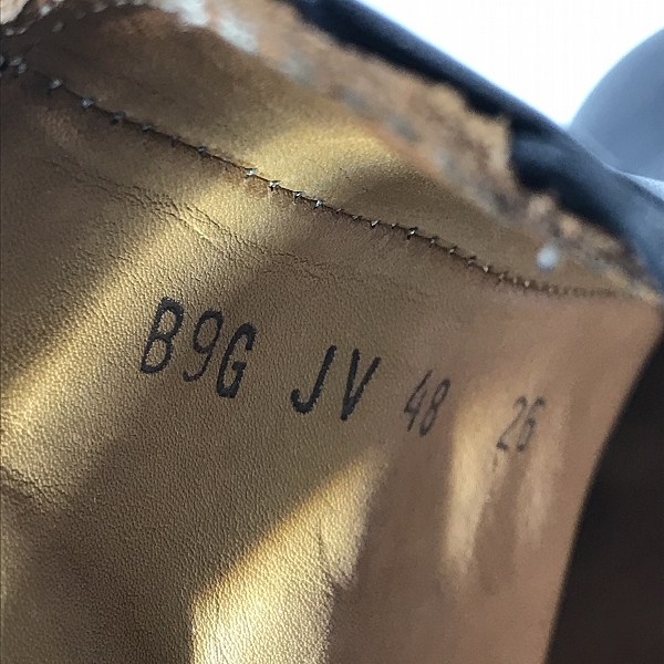 実際に弊社で買取させて頂いたREGAL/リーガル サイドゴアブーツ ブラック B9G JV/26EEEの画像 5枚目