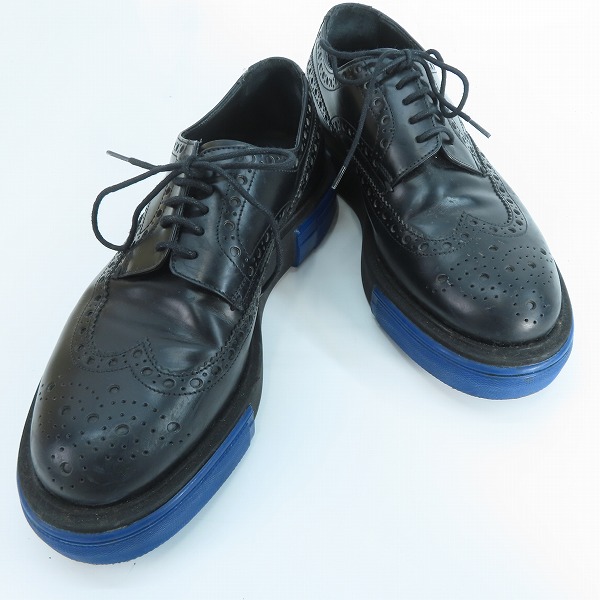 実際に弊社で買取させて頂いたEMPORIO ARMANI/エンポリオ アルマーニ ウイングチップ ドレスシューズ X4C381/6