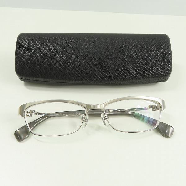 実際に弊社で買取させて頂いた999.9/フォーナインズ TITANIUM/チタン METAL FRAME/メタルフレーム 眼鏡/メガネフレーム S-120Tの画像 8枚目