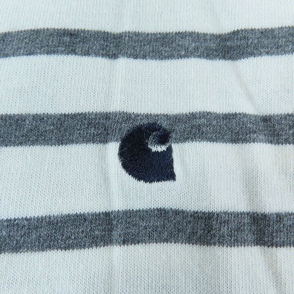 実際に弊社で買取させて頂いたcarhartt/カーハート S/S CHAMP T/S 半袖 ボーダー Tシャツ/Lの画像 3枚目