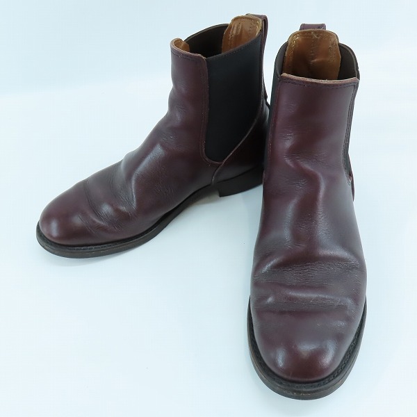 実際に弊社で買取させて頂いたREDWING/レッドウィング Mil-1 Congress Boots/ミルワン コングレス サイドゴア ブーツ ブラックチェリー 9077/8D