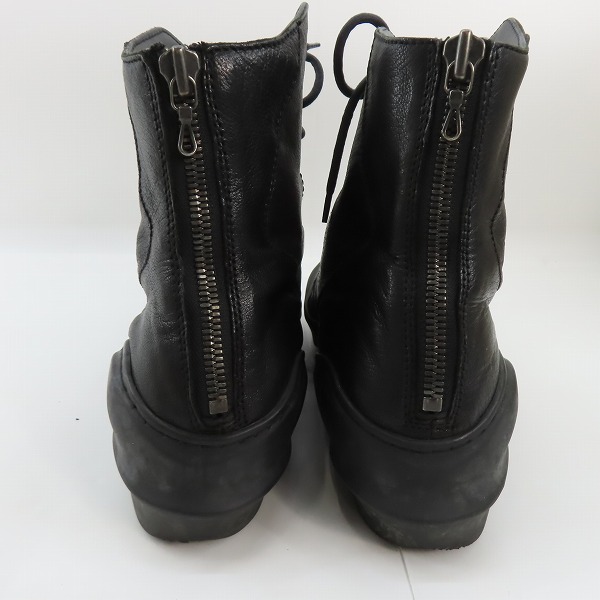 実際に弊社で買取させて頂いた【難有り】JULIUS/ユリウス バッグジップ ブーツの画像 1枚目